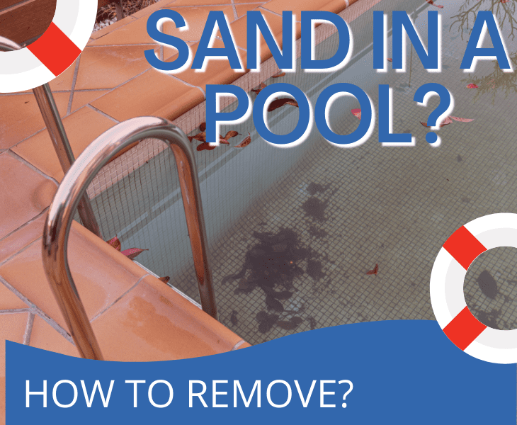 how to remove sand from pool