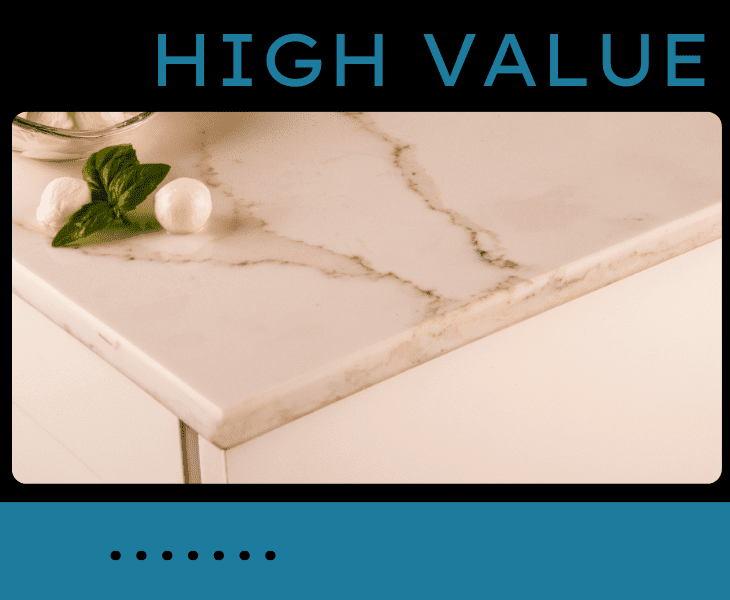 a high value