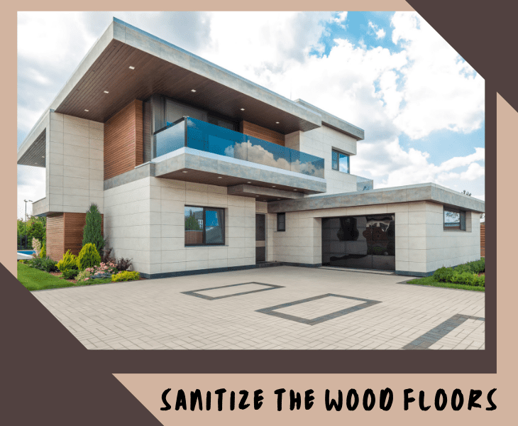 how sanitize wood floors