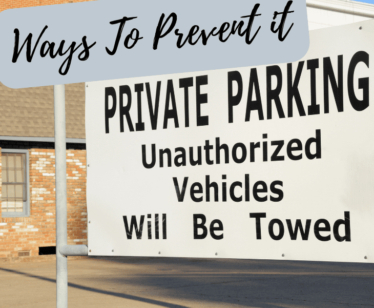 ways to prevent unauthorized parking