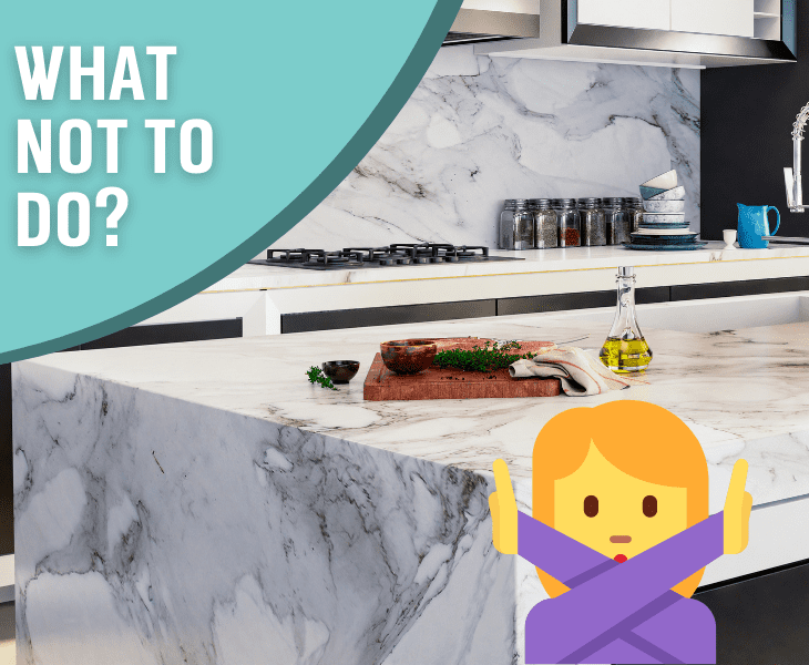 what not to do with countertops