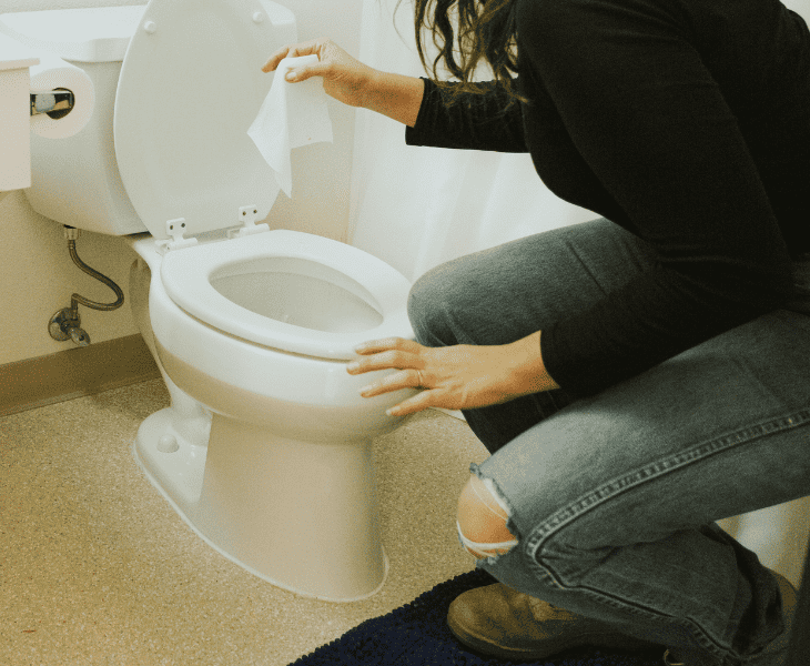 flushing baby wipes