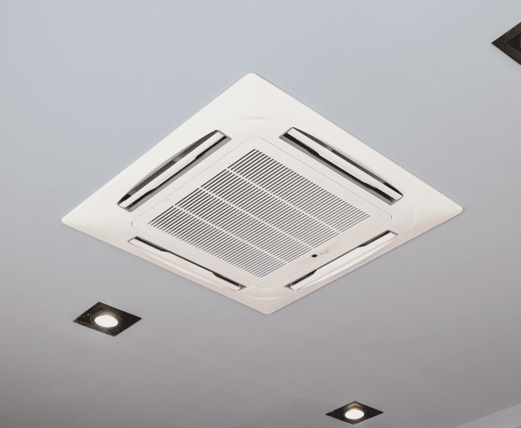bathroom exhaust with lights on
