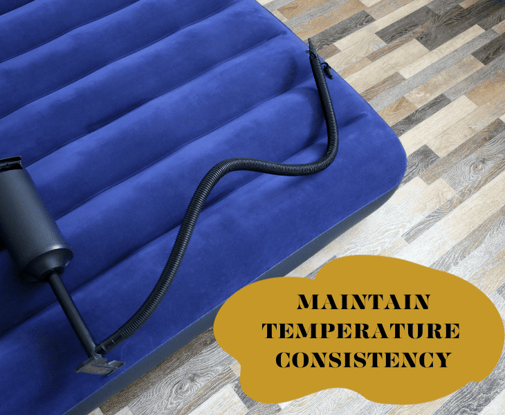air mattress with air pump