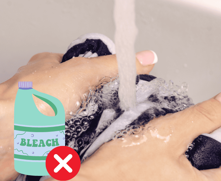 washing clothes without using bleach