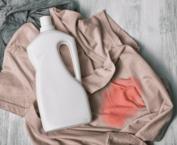 using bleach for clothes