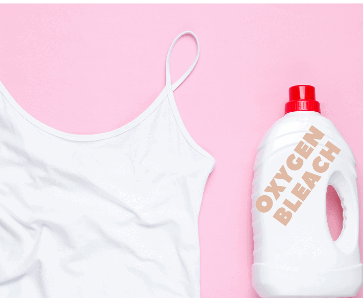 using the oxygen bleach