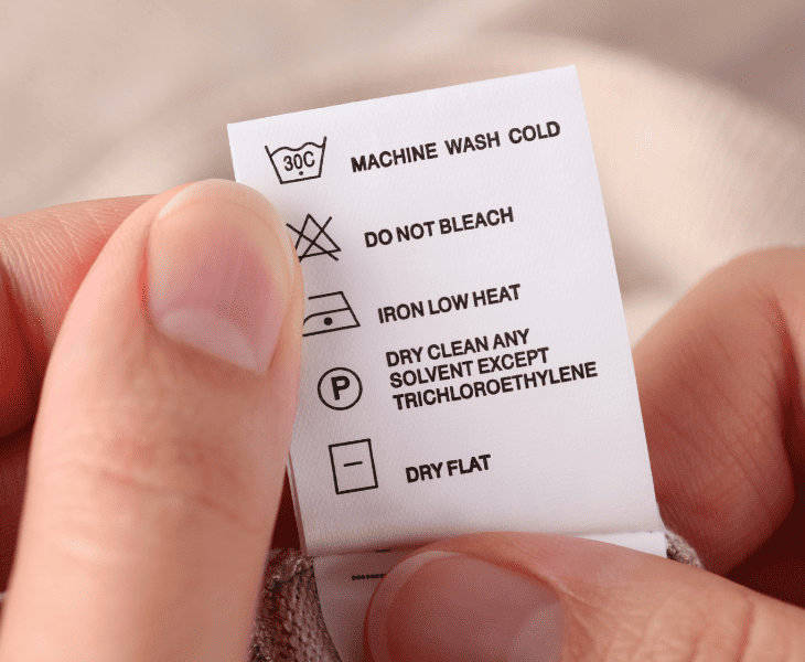 label on clothes