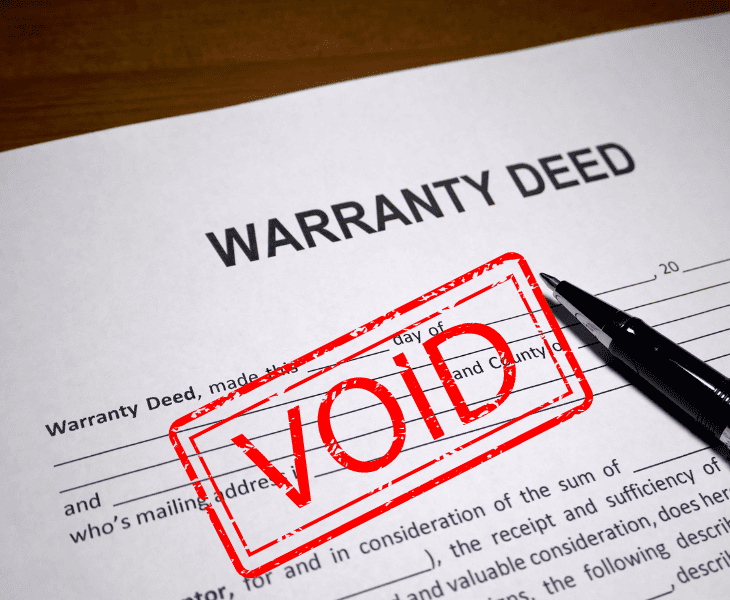 void warranty 