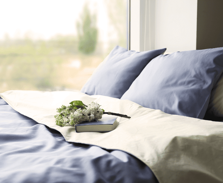 fresh bed sheets