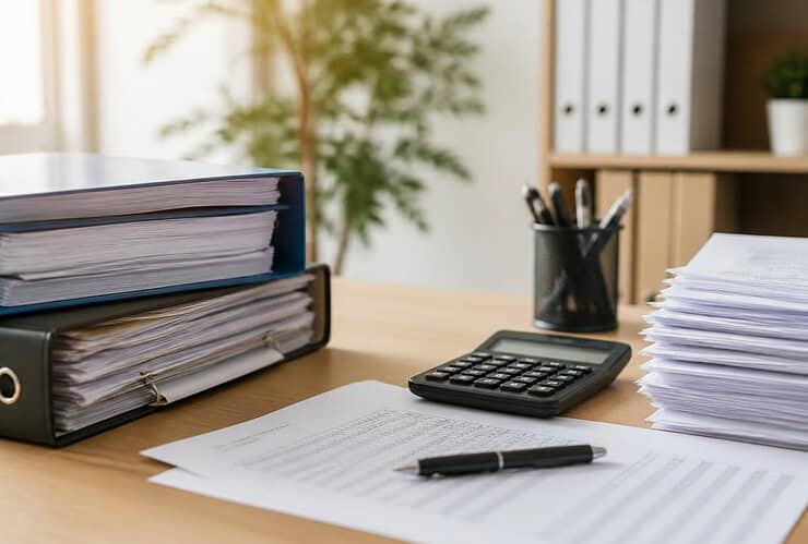 comptabiliser facture du greffe pour depot des comptes