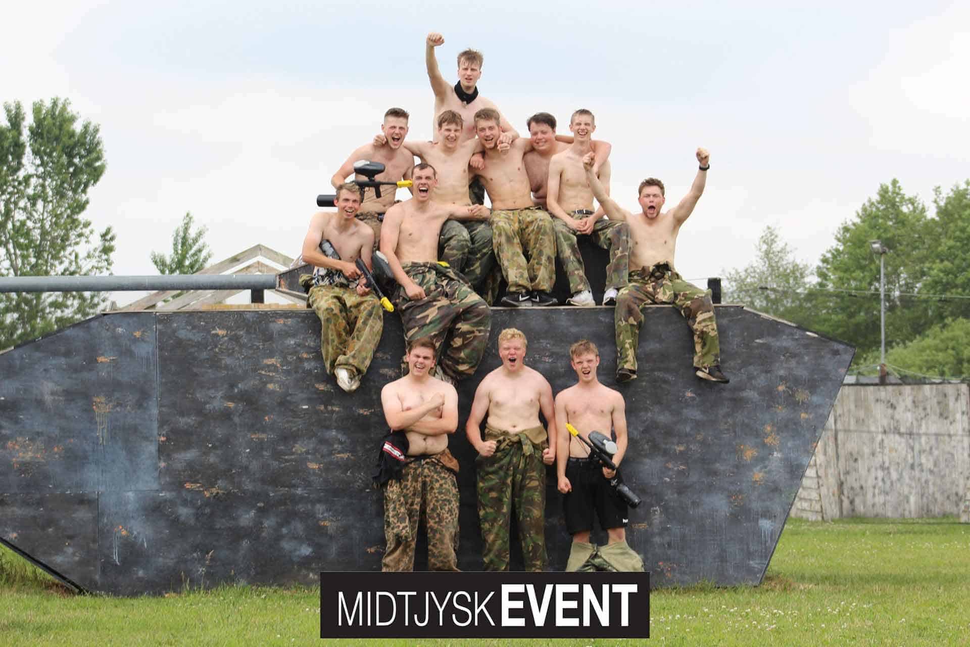 Paintball med vennerne