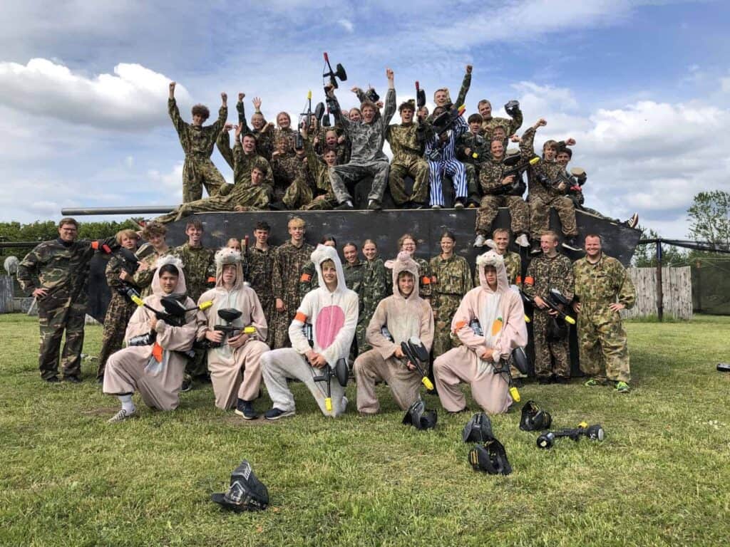Paintball arrangement