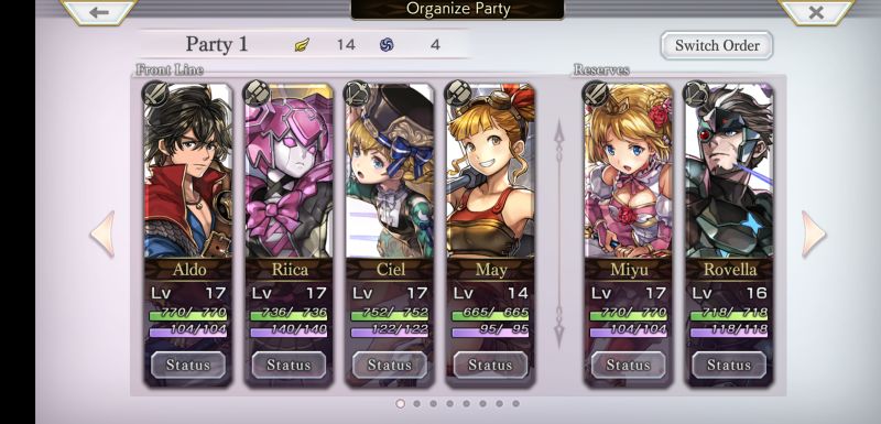 Another Eden tier list