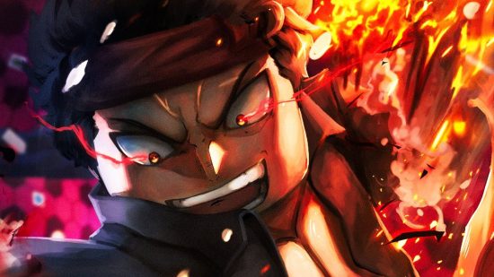 Race Blox Fruits - un personnage pirate Roblox en pleine attaque