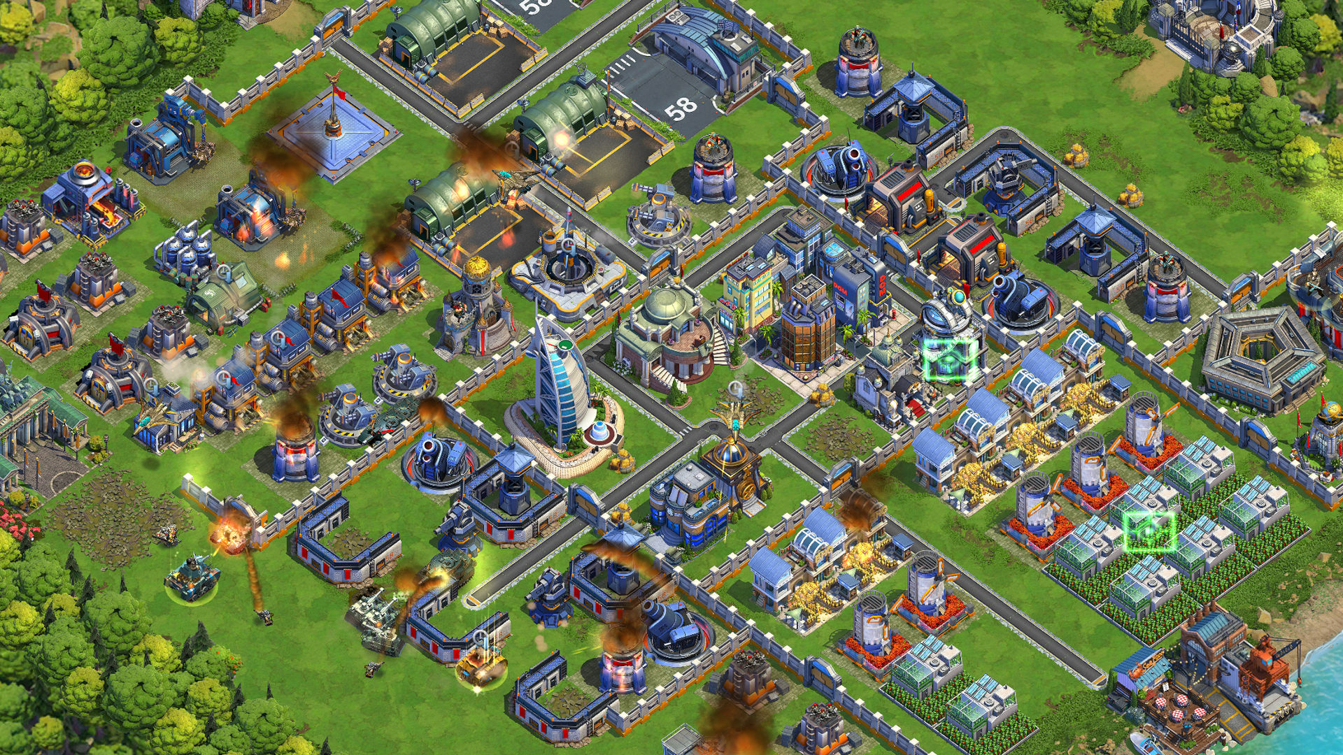 Une colonie dans DomiNations.