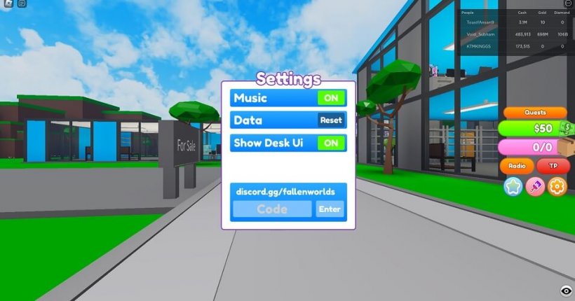 Comment échanger des codes pour Custom PC Tycoon