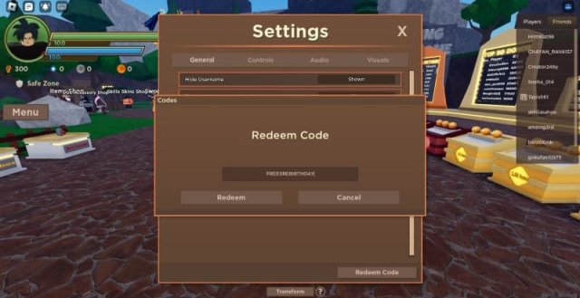 Comment échanger des codes dans Dragon Blox