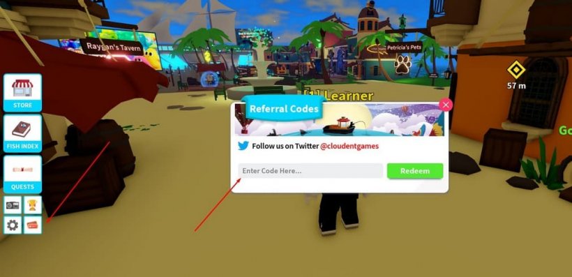 Comment utiliser les codes du simulateur de pêche