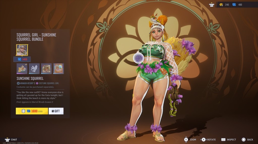 Squirrel Girl Summer Skin