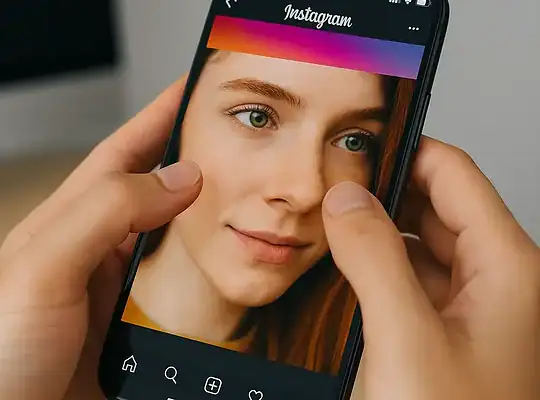 agrandir photo insta