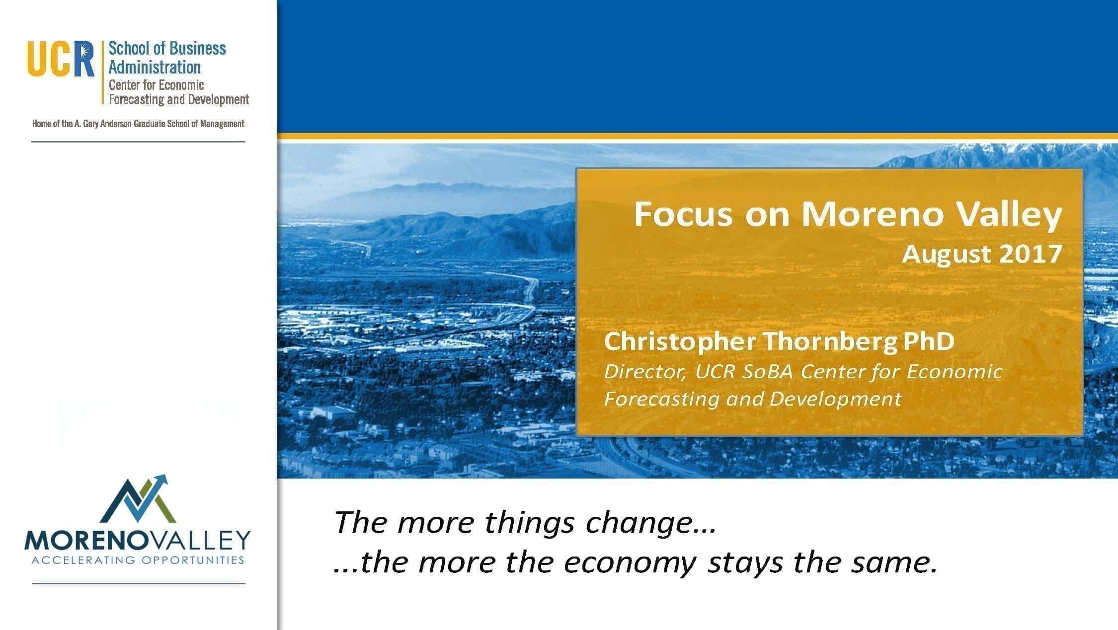 Focus on Moreno Valley