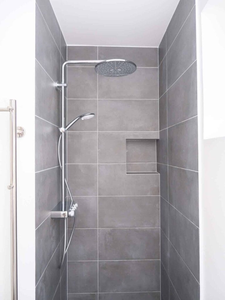 brusekabine nyt badeværelse Gentofte