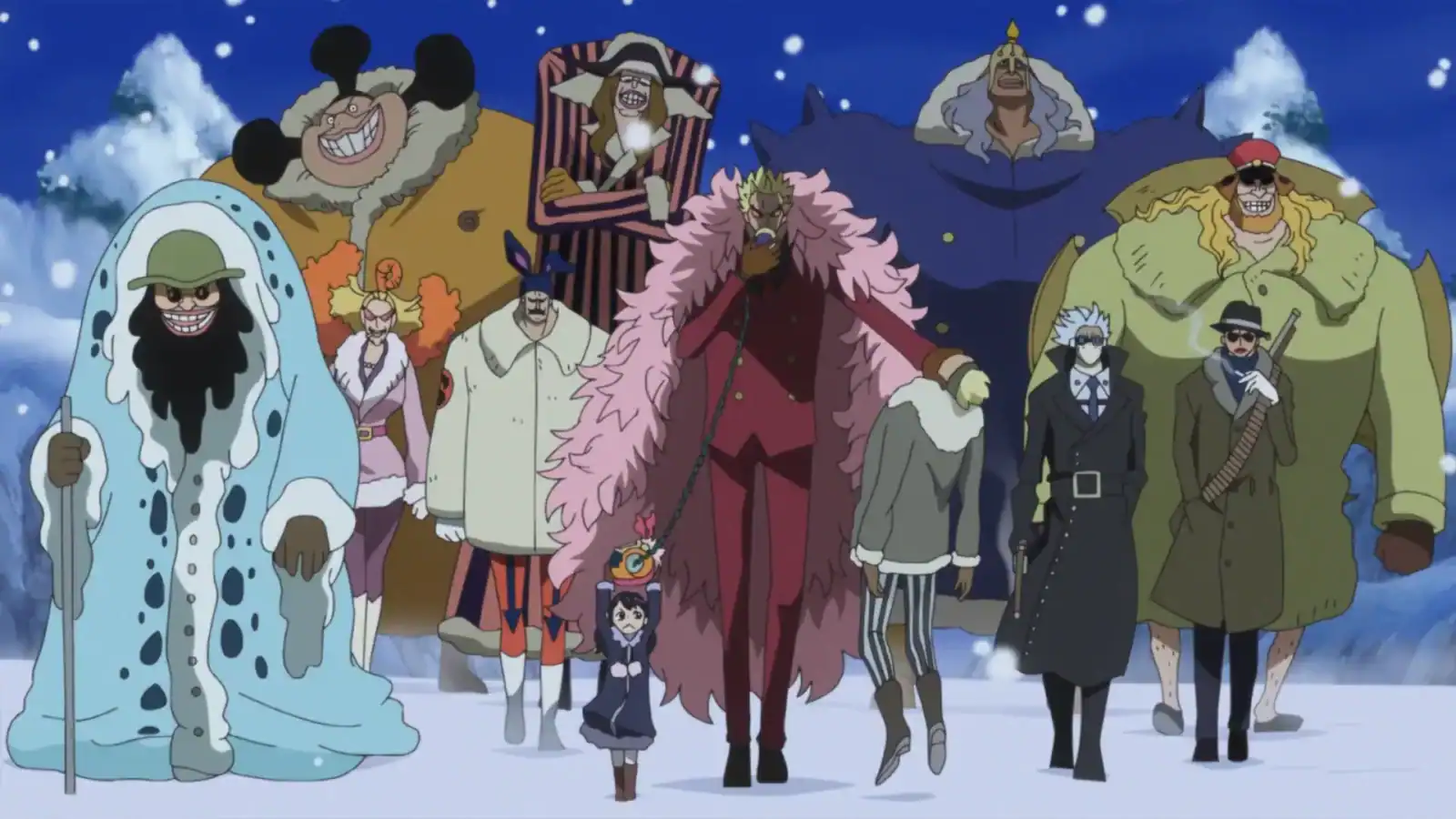 L'équipage de Don Quichotte Doflamingo