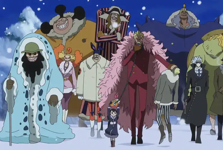 L'équipage de Don Quichotte Doflamingo