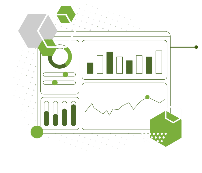 Analytics dashboard showing data visualization and performance metrics.