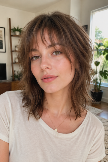 Shag with Wispy Bangs