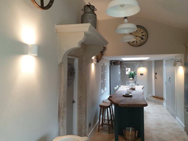 Little Drew Lighting in Kitchen Extension