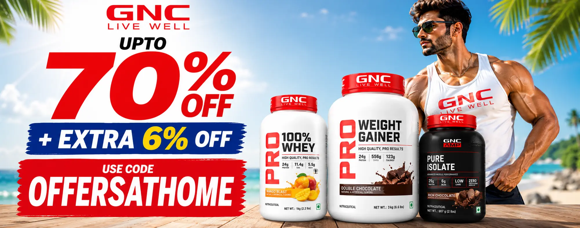 UPTO 70% OFF GNC Supplements for Health & Fitness | OffersAtHome.