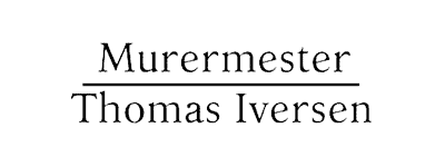 Murerfirma logo - "Murermester Thomas Iversen"