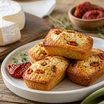 financiers au reblochon et tomates confites fid