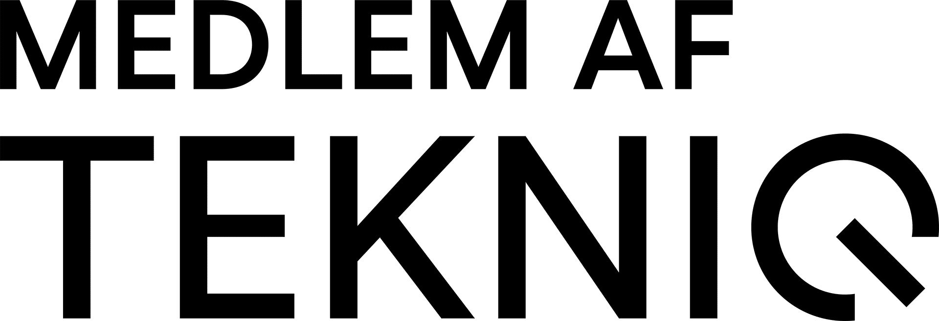 Logo på medlemskab fra TEKNIQ