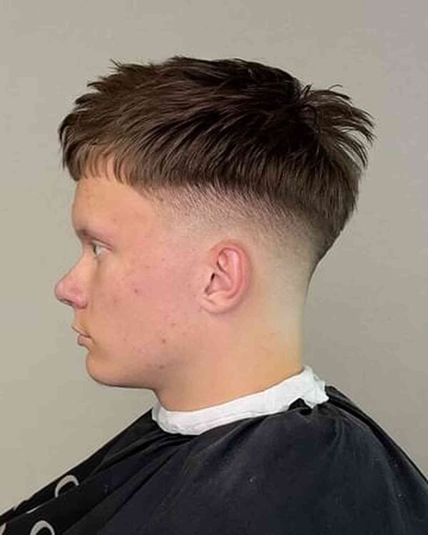trendy drop fade haircut for teenage boys 600x750 1 Coupe de cheveux pour ado garçon : les tendances pour un look à la mode