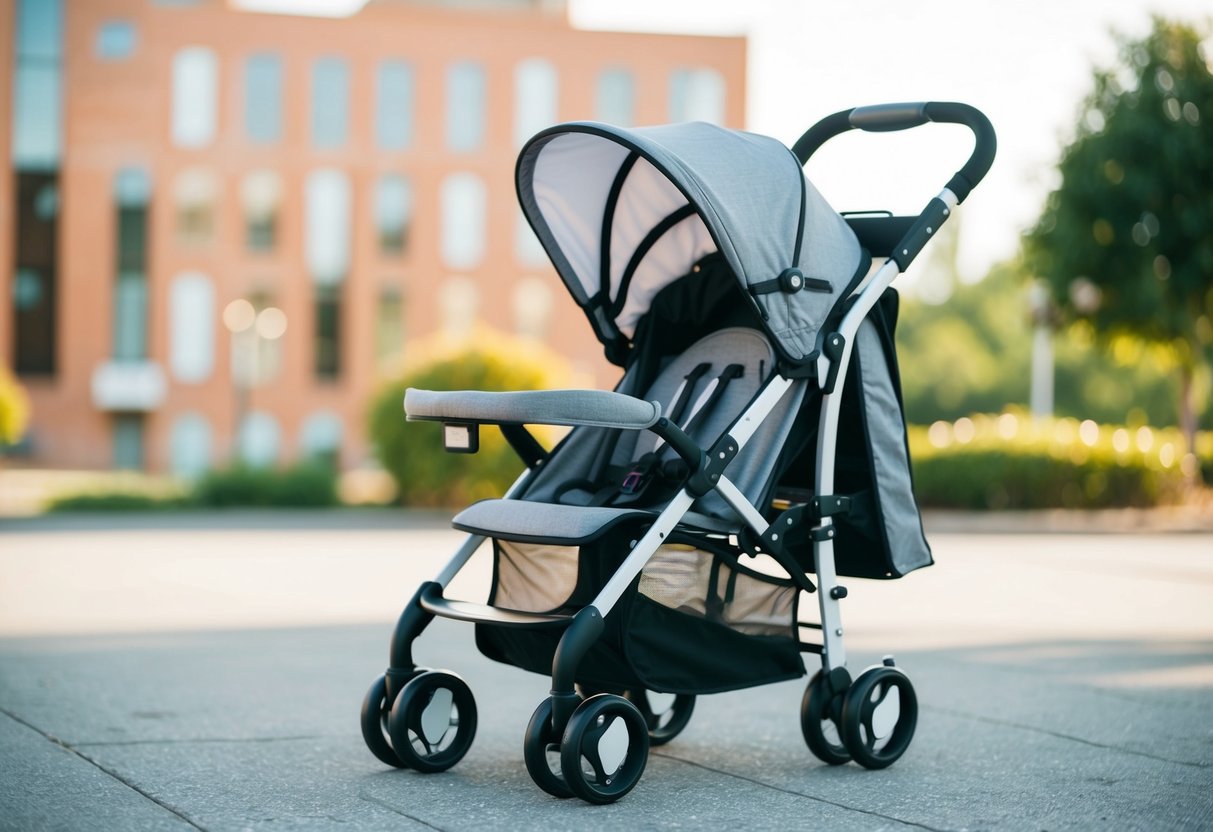 Une poussette légère pour les tout-petits, avec un design pliable simple, adaptée aux jeunes enfants