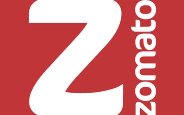 A white "Z" and the word "Zomato" on a red square. Zomato is a review site with qualified reviews from local foodies