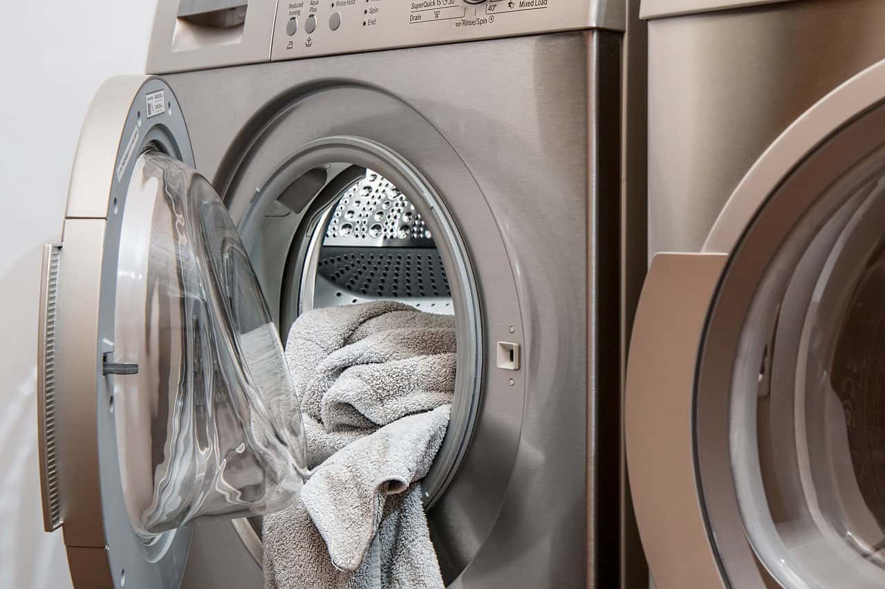 Washing machine and dyer in an apartment 