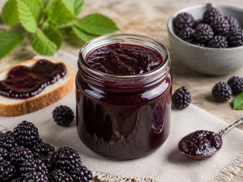 confiture de mûres sans pépins