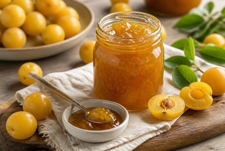 confiture de mirabelles pas trop sucrée