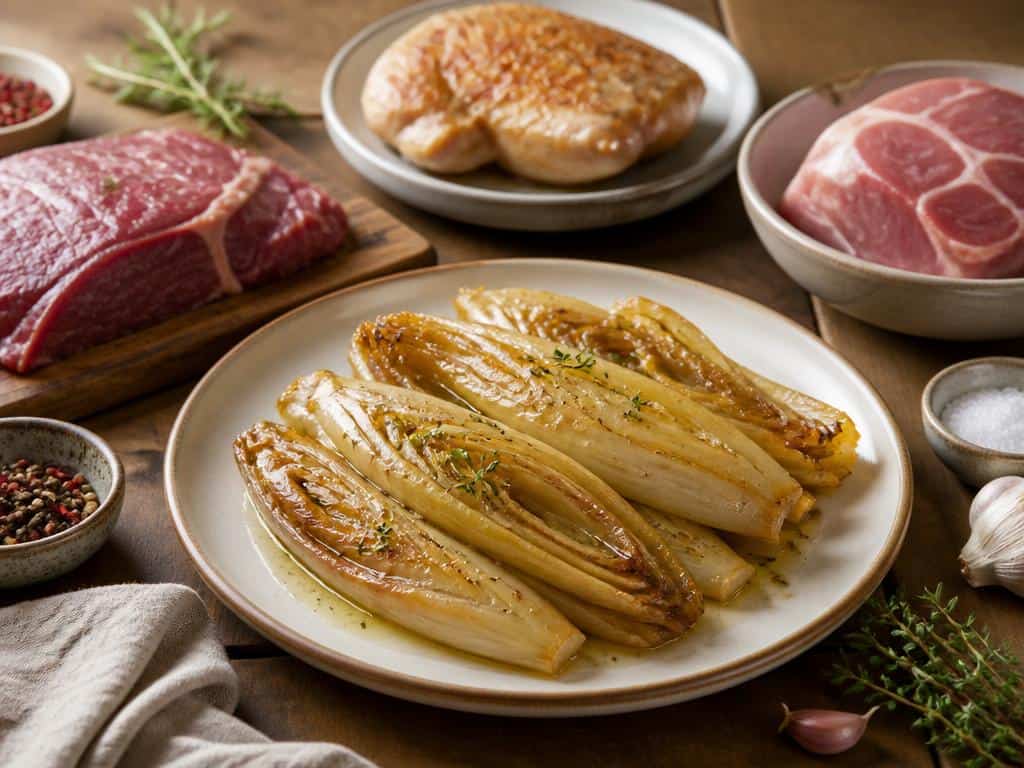 quelle viande pour accompagner des endives braisées