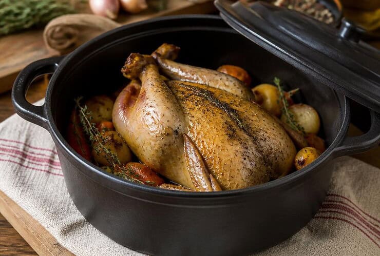 temps de cuisson pintade 1 kg 500 en cocotte