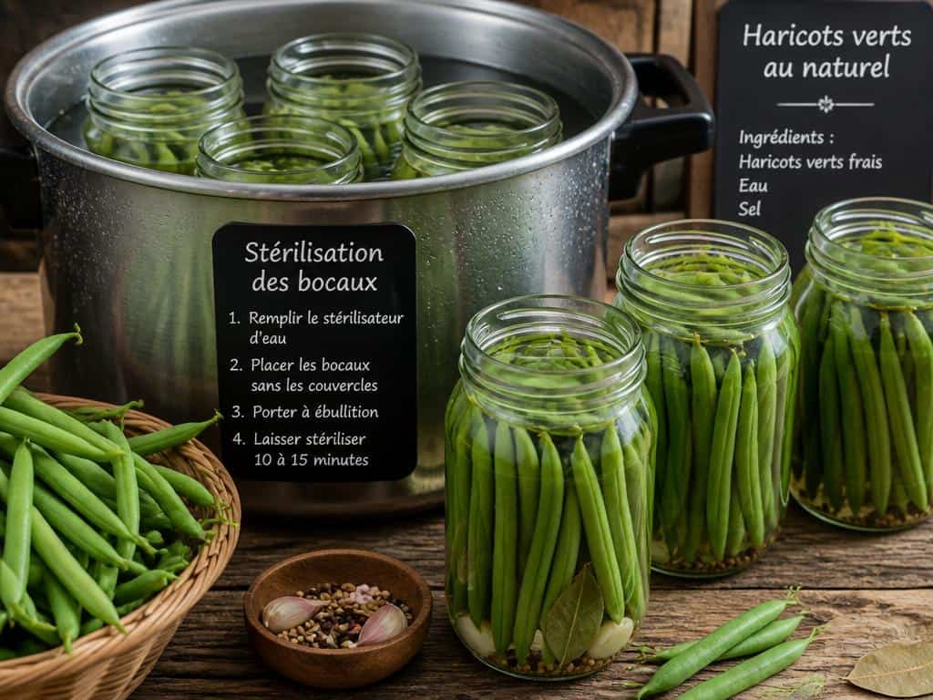 comment stériliser les haricots verts en cocotte minute
