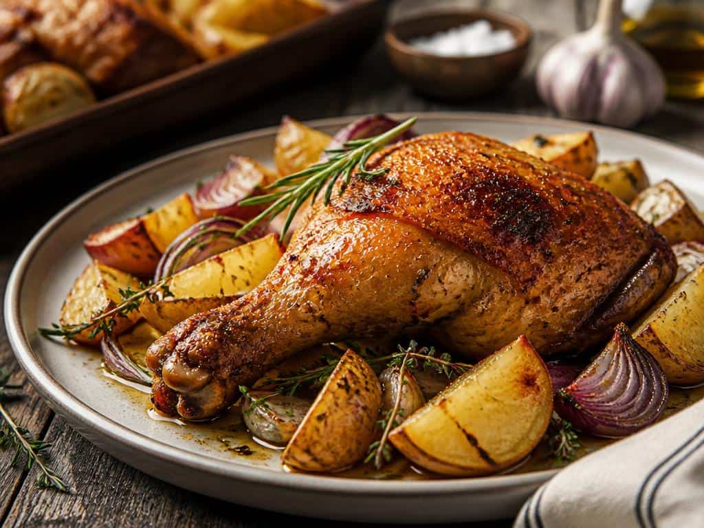 cuisse de poulet au four