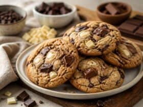 les cookies trois chocolats