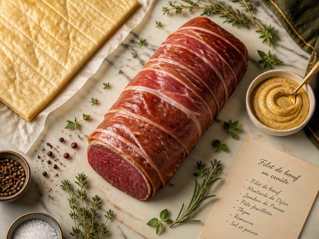 recette filet mignon en croûte lard et moutarde
