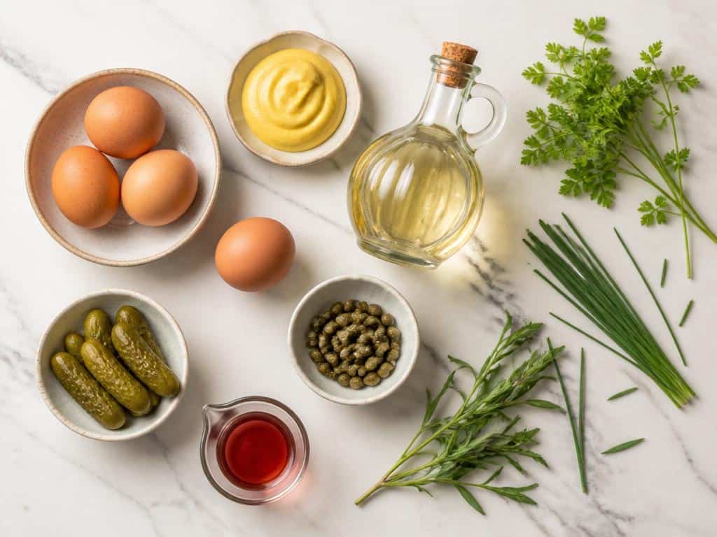 recette sauce gribiche
