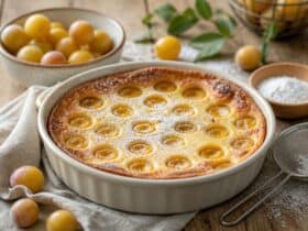 clafoutis aux mirabelles congelées